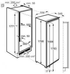 Встраиваемый холодильник AEG SKR 81811 DC Встраиваемый холодильник AEG SKR 81811 DC