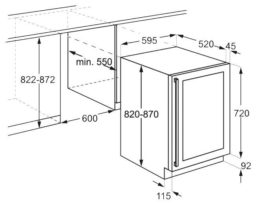 Встраиваемый винный шкаф AEG SWB 66001 DG Встраиваемый винный шкаф AEG SWB 66001 DG