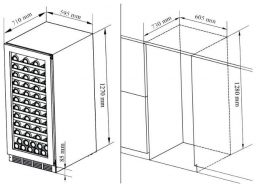 Винный шкаф Cavanova CV120T Винный шкаф Cavanova CV120T
