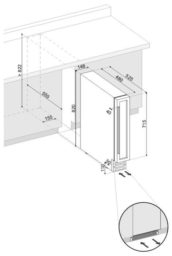 Встраиваемый винный шкаф Dunavox DX-7.20SSK/DP Встраиваемый винный шкаф Dunavox DX-7.20SSK/DP