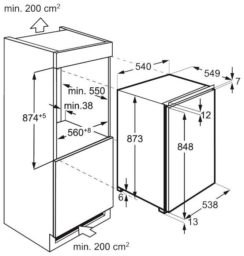 Встраиваемый морозильник Electrolux EUN 1000 AOW Встраиваемый морозильник Electrolux EUN 1000 AOW