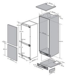 Встраиваемый холодильник LG GR-N266 LLR Встраиваемый холодильник LG GR-N266 LLR