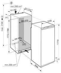 Встраиваемый холодильник Liebherr IKB 3564 Встраиваемый холодильник Liebherr IKB 3564