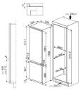 Встраиваемый холодильник smeg CD7276NLD2P Встраиваемый холодильник smeg CD7276NLD2P