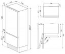 Встраиваемый холодильник smeg RI76LSI Встраиваемый холодильник smeg RI76LSI