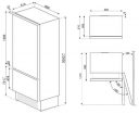 Встраиваемый холодильник smeg RI96RSI