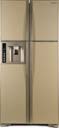 Холодильник Side by Side Hitachi R-W 662 PU3 GBE бежевое стекло