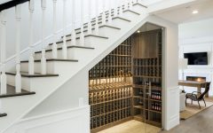 Как сделать удобный винный погреб под лестницей