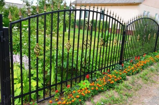 Сварной забор на участке