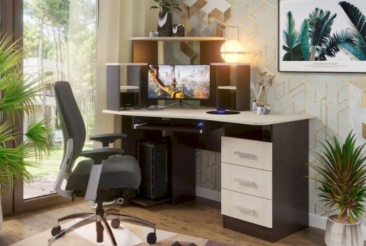 Компьютерные столы – залог комфортной работы в офисе и дома