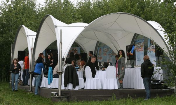 Аренда и установка арочных шатров