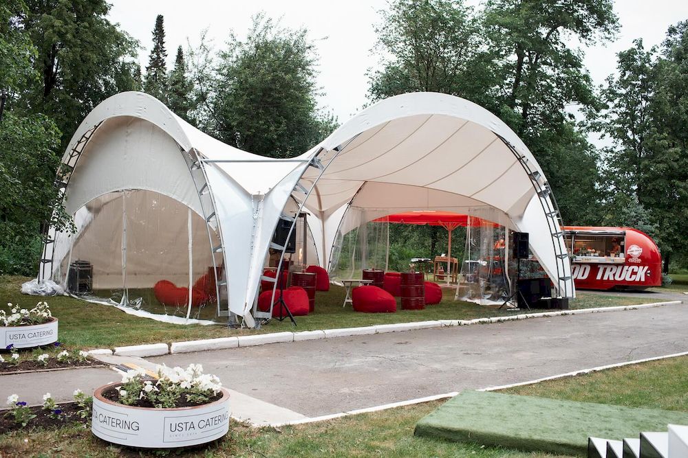 Аренда и установка арочных шатров